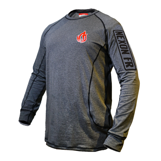 Nexon FR Long Sleeve Crew Shirt - Wolf Gray