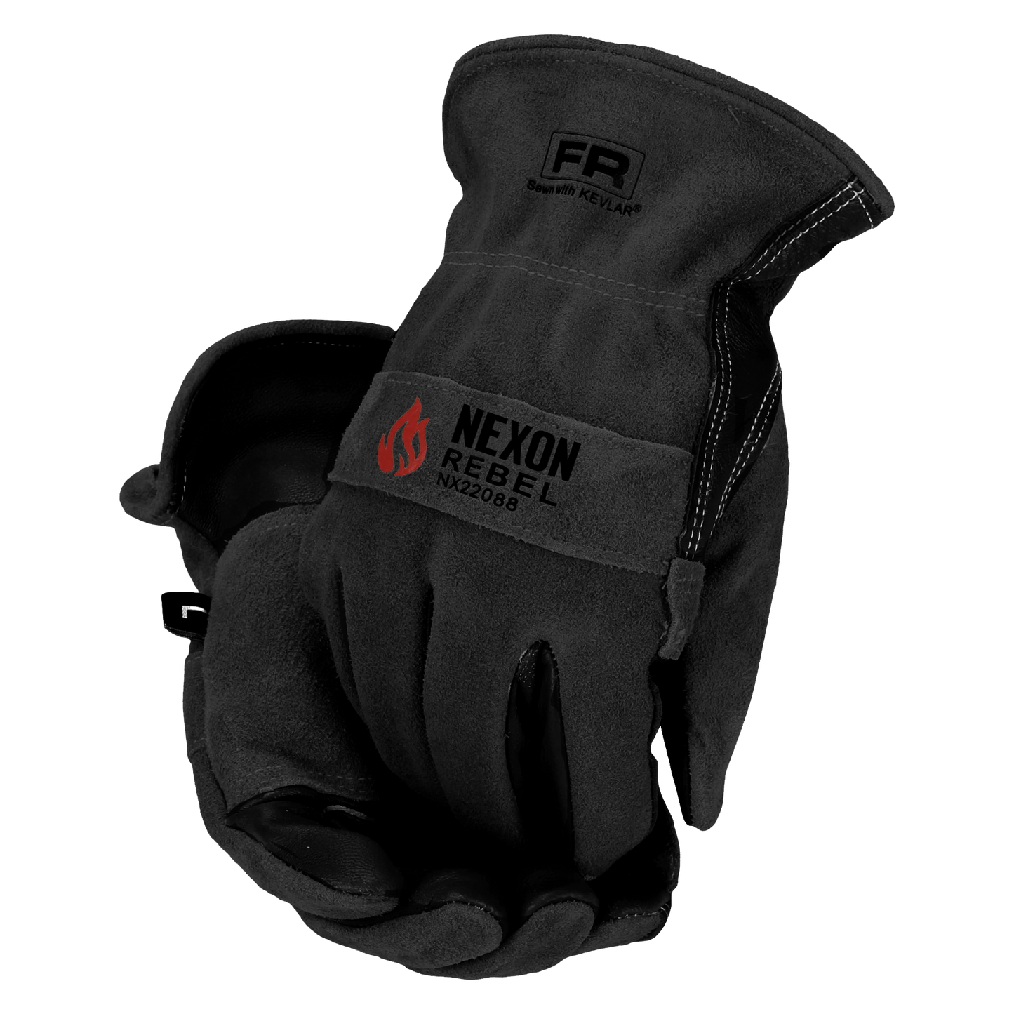 Nexon Rebel FR Kevlar Utility Work Gloves (Black)