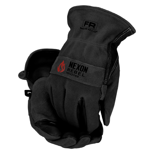 Nexon Rebel FR Kevlar Utility Work Gloves (Black)