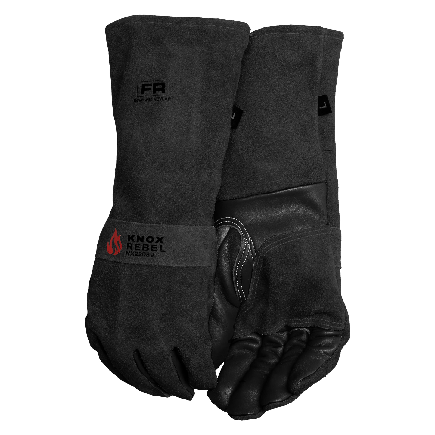Knox Rebel FR Kevlar Stick Welding Gloves (Black)