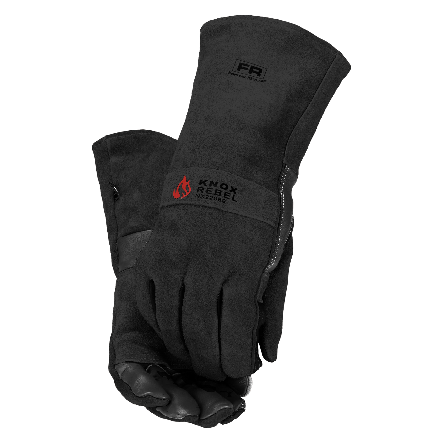 Knox Rebel FR Kevlar Stick Welding Gloves (Black)