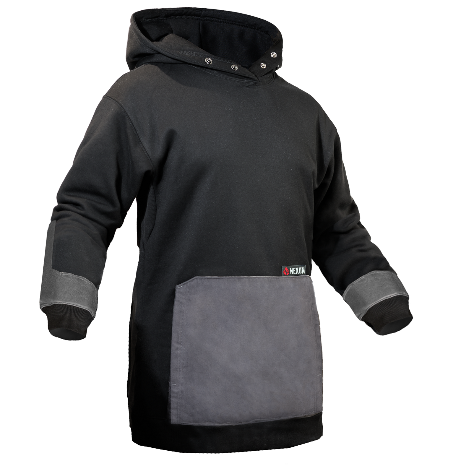 Knox Renegade FR Premium Arbeits-Hoodie Schwarz/Grau