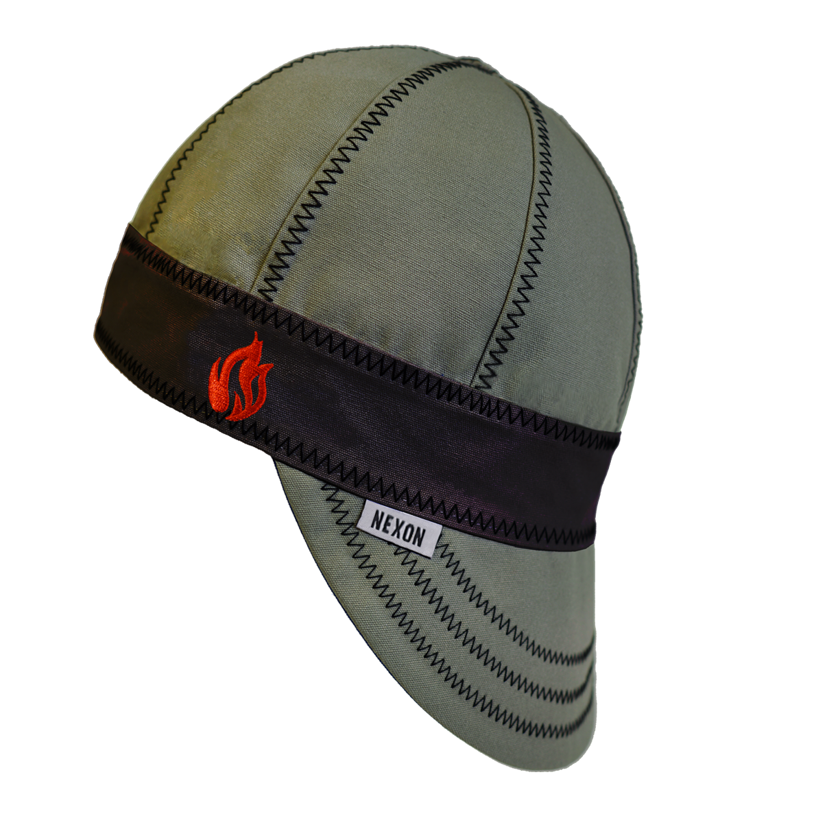 Berretto per saldatura Knox FR verde militare