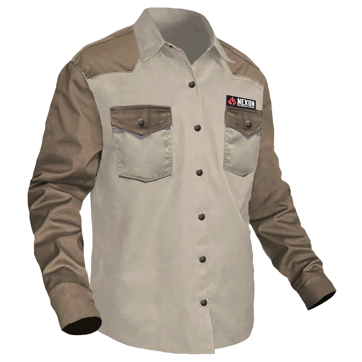 La camicia FR Black Pearl Edition con bottoni a pressione perlati