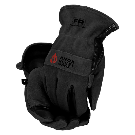 Knox Nexon Rebel FR Kevlar Utility Work Gloves (Black)