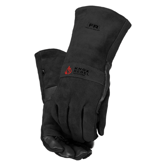 Knox Rebel FR Kevlar Stick Welding Gloves (Black)