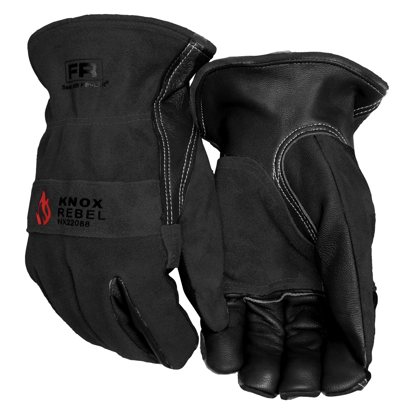 Knox Nexon Rebel FR Kevlar Utility Work Gloves (Black)
