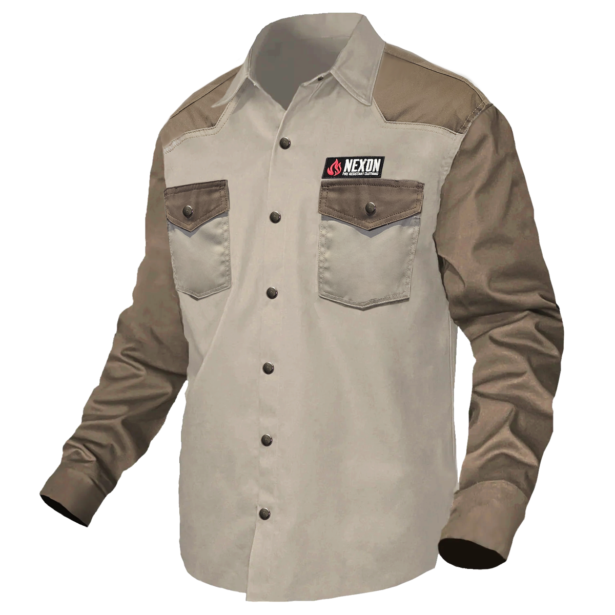 La camicia FR Black Pearl Edition con bottoni a pressione perlati
