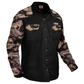 La camicia FR Black Pearl Edition con bottoni a pressione perlati