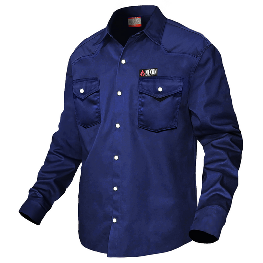 Nexon FR Shirt Denim With Pearl Snap Buttons