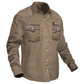 Nexon FR Shirt Tan With Pearl Snap Buttons