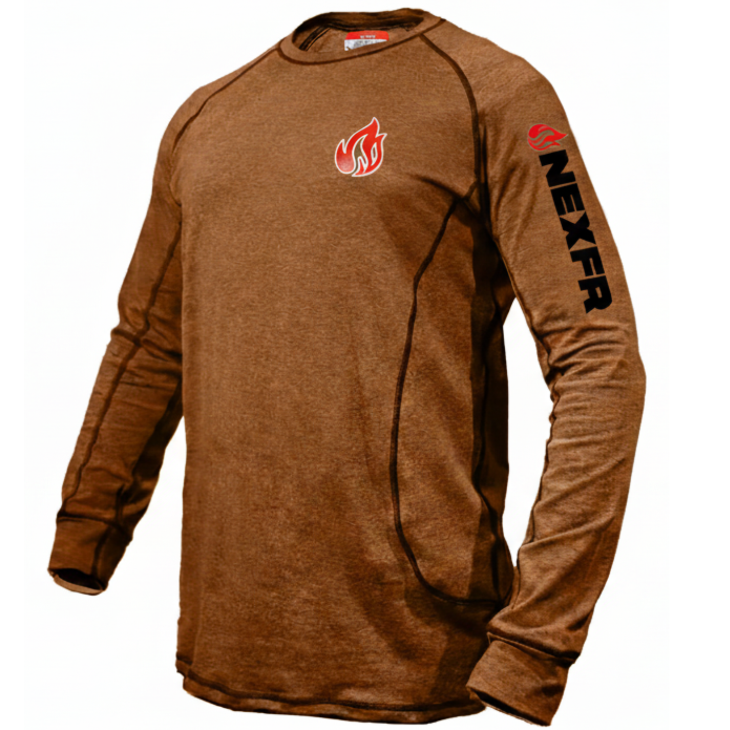 NEXFR Long Sleeve Crew Shirt - Sand Storm