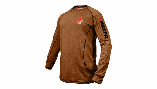 NEXFR Long Sleeve Crew Shirt - Sand Storm