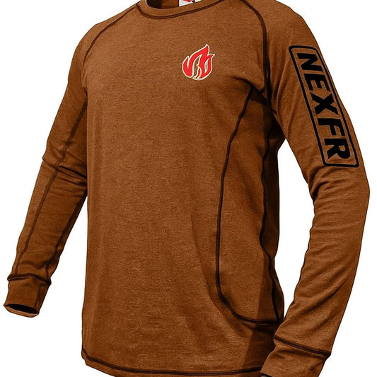 NEXFR Long Sleeve Crew Shirt - Sand Storm