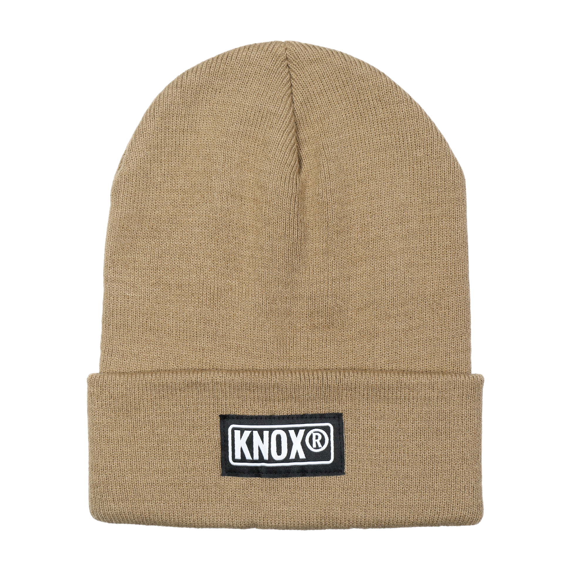 Knox Cuffed Tan Beanie - Knit Beanie |  knoxfr