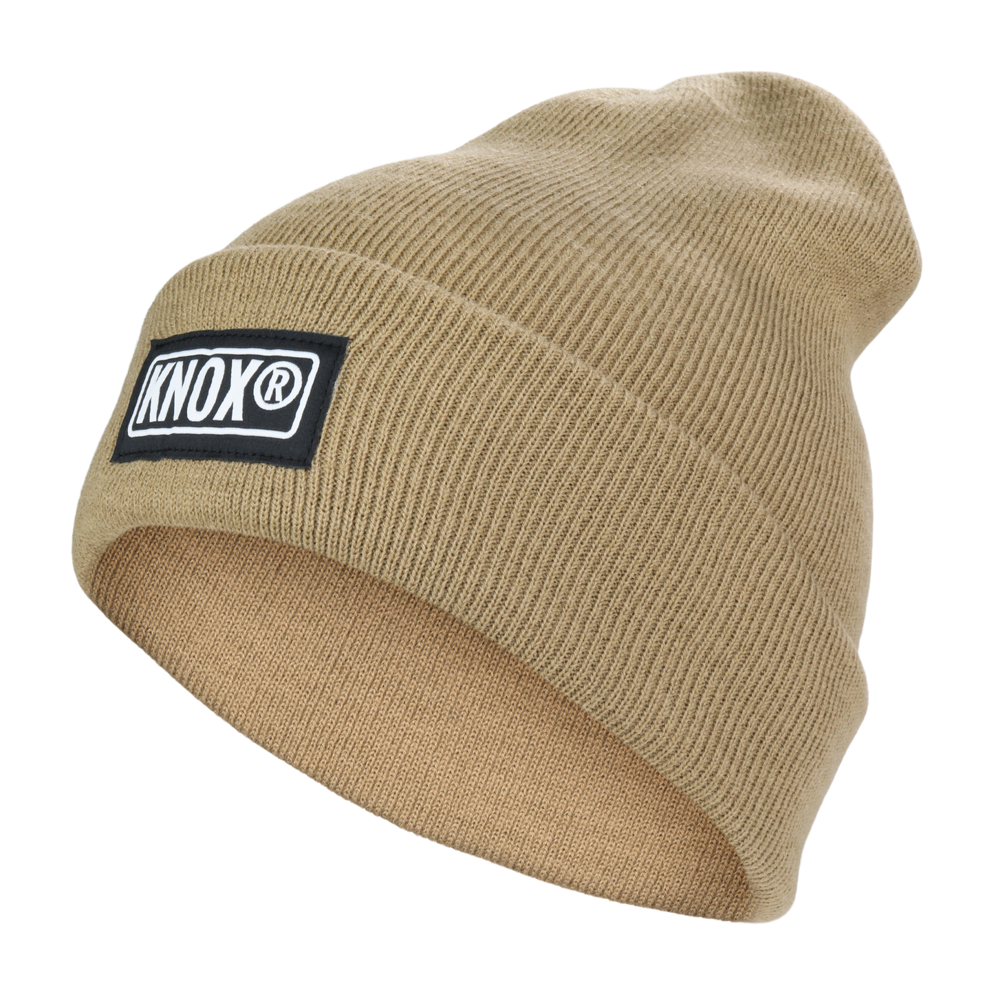 Knox Cuffed Tan Beanie - Knit Beanie |  knoxfr